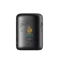 Bukhoon - مبخرة كهربائية صغيرة للسيارة والمنزل اسود 