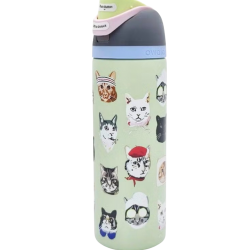 OWALA - مق ستانلس ستيل 24oz بتصميم CAT