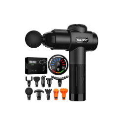 TOLOCO - جهاز مساج تولوكو تدليك عضلي عميق 10 رؤوس قابلة للتغير 