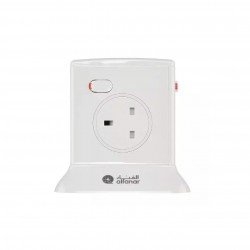 الفنار توصيلة كهربائية 4 منافذ 2.5 متر ابيض 