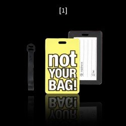 تاق بطاقة تعريفيه للامتعه بتصميم عصري واشكال 