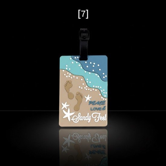 تاق بطاقة تعريفيه للامتعه بتصميم عصري واشكال