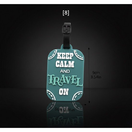 تاق بطاقة تعريفيه للامتعه بتصميم عصري واشكال